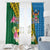 Malampa Fiji Day Window Curtain Tropical Tapa Pattern