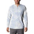 Samoa White Sunday Button Sweatshirt Plumeria Floral