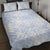 Samoa White Sunday Quilt Bed Set Plumeria Floral