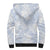 Samoa White Sunday Sherpa Hoodie Plumeria Floral