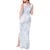 Samoa White Sunday Tank Maxi Dress Plumeria Floral