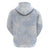 Samoa White Sunday Zip Hoodie Plumeria Floral