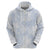 Samoa White Sunday Zip Hoodie Plumeria Floral