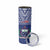 Samoa Rugby Skinny Tumbler Manu Samoa Polynesian Tatoo Pattern