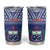 Samoa Rugby Tumbler Cup Manu Samoa Polynesian Tatoo Pattern