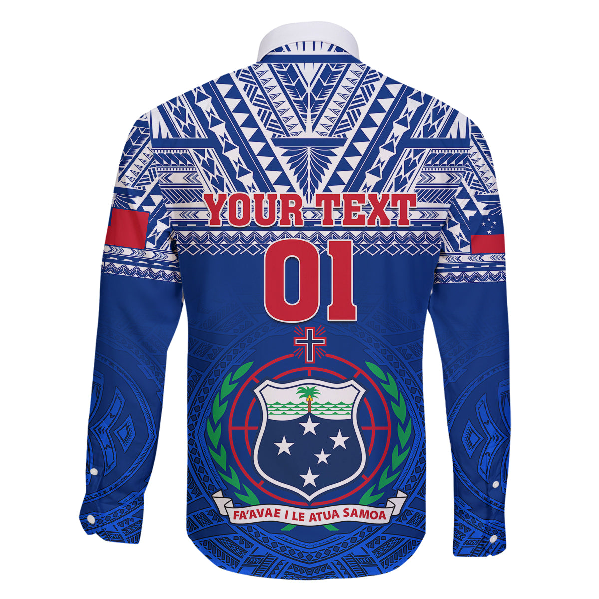 Custom Samoa Rugby Family Matching Puletasi Dress and Hawaiian Shirt Manu Samoa Polynesian Tatoo Pattern LT01 - Polynesian Pride