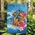 Personalized Aloha Hawaii Skeleton Surfing Garden Flag Tribal Shark Plumeria