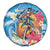 Personalized Aloha Hawaii Skeleton Surfing Spare Tire Cover Tribal Shark Plumeria