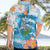 Personalized Hawaii Hula Girl Skeleton Dancing Hawaiian Shirt Hibiscus Tribal Shark