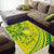 Kia Orana Cook Islands Area Rug Turtle Yellow Green Polynesian Pattern LT01 - Polynesian Pride