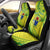 Kia Orana Cook Islands Car Seat Cover Turtle Yellow Green Polynesian Pattern LT01 - Polynesian Pride