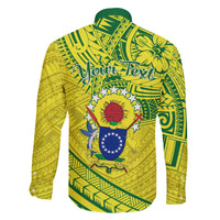 Kia Orana Cook Islands Family Matching Mermaid Dress and Hawaiian Shirt Turtle Yellow Green Polynesian Pattern LT01 - Polynesian Pride