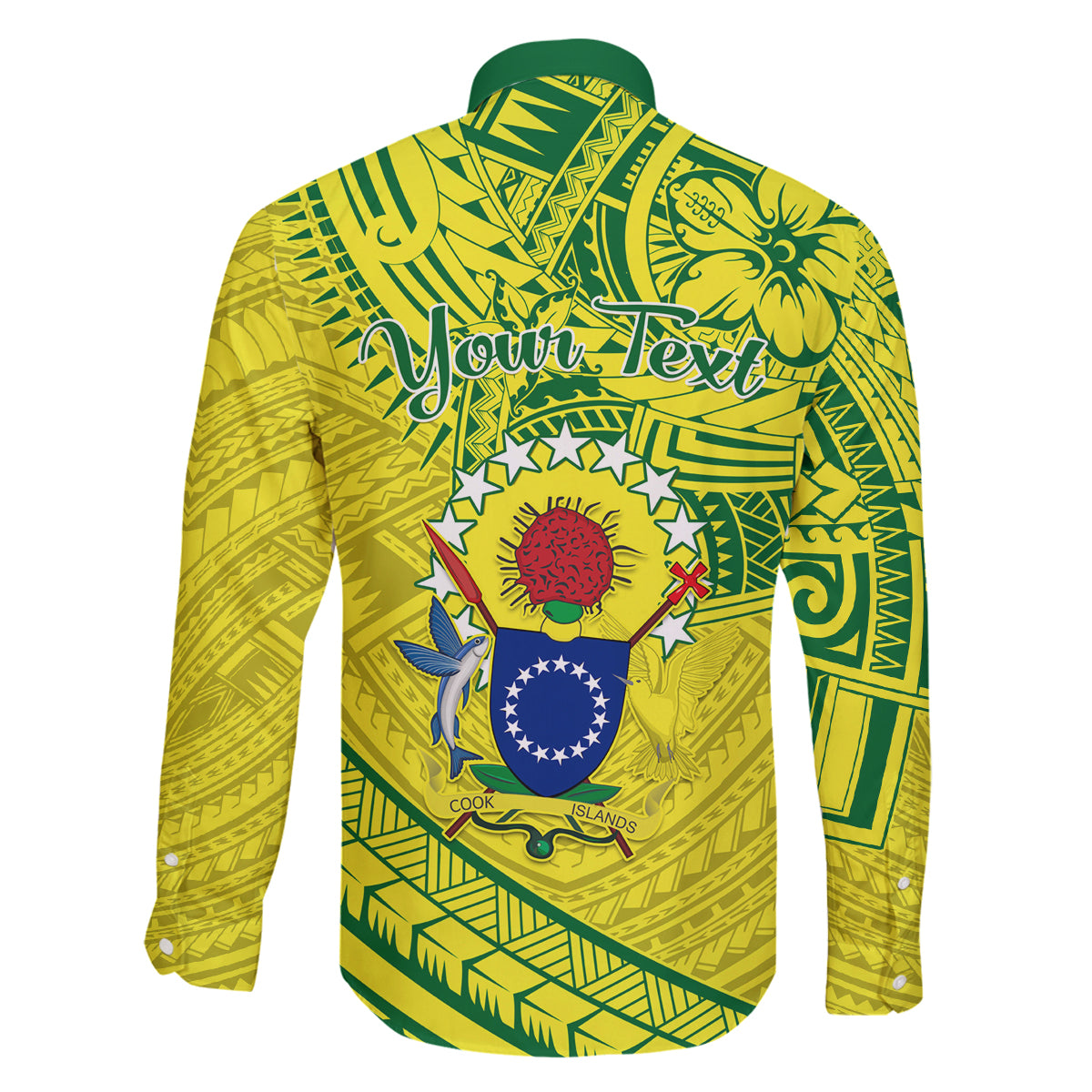 Kia Orana Cook Islands Family Matching Off Shoulder Maxi Dress and Hawaiian Shirt Turtle Yellow Green Polynesian Pattern LT01 - Polynesian Pride