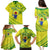 Kia Orana Cook Islands Family Matching Puletasi Dress and Hawaiian Shirt Turtle Yellow Green Polynesian Pattern LT01 - Polynesian Pride