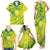 Kia Orana Cook Islands Family Matching Tank Maxi Dress and Hawaiian Shirt Turtle Yellow Green Polynesian Pattern LT01 - Polynesian Pride