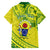 Kia Orana Cook Islands Hawaiian Shirt Turtle Yellow Green Polynesian Pattern LT01 - Polynesian Pride