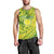 Kia Orana Cook Islands Men Tank Top Turtle Yellow Green Polynesian Pattern LT01 - Polynesian Pride