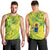 Kia Orana Cook Islands Men Tank Top Turtle Yellow Green Polynesian Pattern LT01 - Polynesian Pride