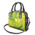 Kia Orana Cook Islands Shoulder Handbag Turtle Yellow Green Polynesian Pattern LT01 - Polynesian Pride