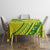 Kia Orana Cook Islands Tablecloth Turtle Yellow Green Polynesian Pattern LT01 - Polynesian Pride