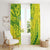 Kia Orana Cook Islands Window Curtain Turtle Yellow Green Polynesian Pattern LT01 - Polynesian Pride