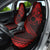 Kia Orana Cook Islands Car Seat Cover Circle Stars With Floral Red Pattern LT01 - Polynesian Pride