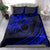 Kia Orana Cook Islands Bedding Set Circle Stars With Floral Navy Blue Pattern LT01 - Polynesian Pride