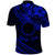 Kia Orana Cook Islands Polo Shirt Circle Stars With Floral Navy Blue Pattern LT01 - Polynesian Pride