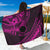 Kia Orana Cook Islands Sarong Circle Stars With Floral Pink Pattern LT01 One Size 44 x 66 inches Pink - Polynesian Pride