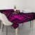 Kia Orana Cook Islands Tablecloth Circle Stars With Floral Pink Pattern LT01 - Polynesian Pride