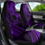 Kia Orana Cook Islands Car Seat Cover Circle Stars With Floral Purple Pattern LT01 - Polynesian Pride