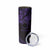 Kia Orana Cook Islands Skinny Tumbler Circle Stars With Floral Purple Pattern