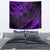 Kia Orana Cook Islands Tapestry Circle Stars With Floral Purple Pattern LT01 - Polynesian Pride