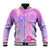 Polynesian Shark Valentine Baseball Jacket Sweet Unique Version LT01 Unisex Pink - Polynesian Pride