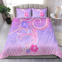 Polynesian Shark Valentine Bedding Set Sweet Unique Version LT01 - Polynesian Pride