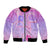 Polynesian Shark Valentine Bomber Jacket Sweet Unique Version LT01 Unisex Pink - Polynesian Pride