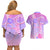 Polynesian Shark Valentine Couples Matching Off Shoulder Short Dress and Hawaiian Shirt Sweet Unique Version LT01 - Polynesian Pride