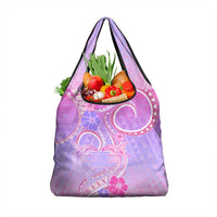 Polynesian Shark Valentine Grocery Bag Sweet Unique Version LT01 1-pack One Size Pink - Polynesian Pride