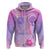 Polynesian Shark Valentine Hoodie Sweet Unique Version LT01 Zip Hoodie Pink - Polynesian Pride