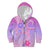 Polynesian Shark Valentine Kid Hoodie Sweet Unique Version LT01 Zip Hoodie Pink - Polynesian Pride