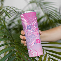 Polynesian Shark Valentine Skinny Tumbler Sweet Unique Version LT01 - Polynesian Pride