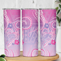 Polynesian Shark Valentine Skinny Tumbler Sweet Unique Version LT01 - Polynesian Pride