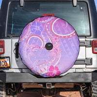 Polynesian Shark Valentine Spare Tire Cover Sweet Unique Version LT01 Pink - Polynesian Pride