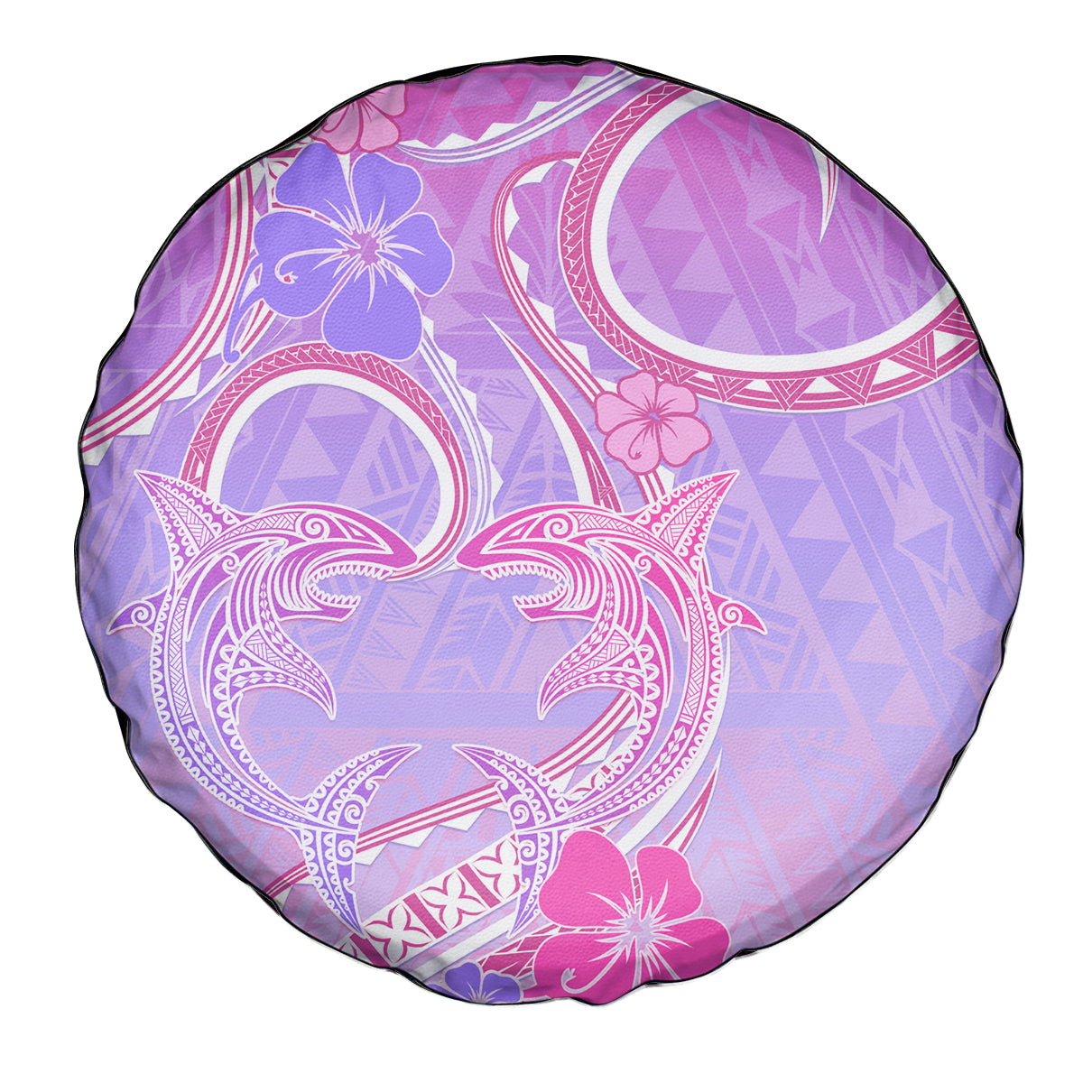 Polynesian Shark Valentine Spare Tire Cover Sweet Unique Version LT01 - Polynesian Pride