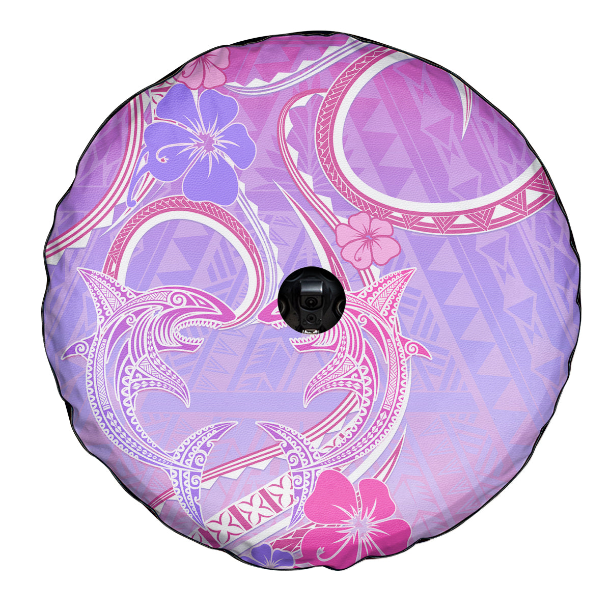 Polynesian Shark Valentine Spare Tire Cover Sweet Unique Version LT01 - Polynesian Pride