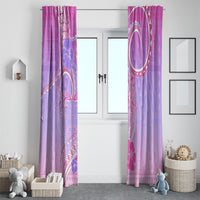 Polynesian Shark Valentine Window Curtain Sweet Unique Version LT01 - Polynesian Pride
