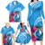 Yap Day Family Matching Long Sleeve Bodycon Dress and Hawaiian Shirt Nam nu Waqab Tropical Flower LT01 - Polynesian Pride