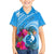 Yap Day Family Matching Puletasi and Hawaiian Shirt Nam nu Waqab Tropical Flower LT01 Son's Shirt Blue - Polynesian Pride