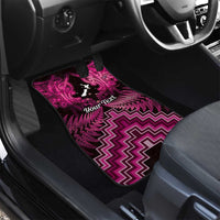 Personalised Aotearoa Matariki Car Mats Pink Fern Maori Poutama LT01 - Polynesian Pride