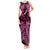 Personalised Aotearoa Matariki Tank Maxi Dress Pink Fern Maori Poutama